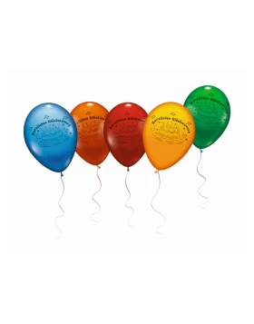Luftballon, Herzlichen Glückwunsch - 6 μπαλόνια με μήνυμα στα γερμανικά