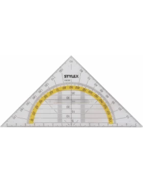 Geometriedreieck, 16 cm, mit Griff