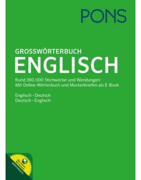 PONS Großwörterbuch Englisch