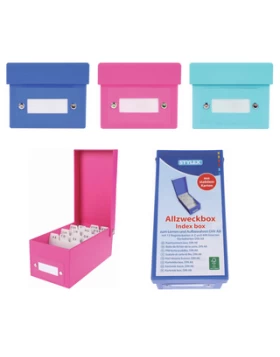 Lern- und Karteikartenbox, DIN A8 - κουτί για κάρτες Α8