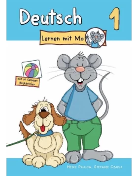 Deutsch lernen mit Mo - Teil 1 - Bildwörterbuch zum Ausmalen, Üben und Spielen mit farbigen Bildkärtchen