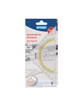 Geometriedreieck 16 cm biegsam- γεωδαιτικό τρίγωνο - Geodreieck 