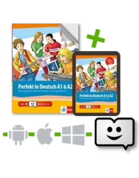 Perfekt in Deutsch A1 & A2, Übungsbuch mit Klett-Book-App Code