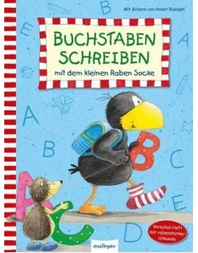 Buchstaben schreiben mit dem kleinen Raben Socke