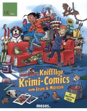 Knifflige Krimi-Comics zum Lesen und Mitraten