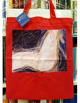 Πάνινη τσάντα - Stofftasche Art red woman 