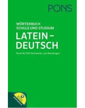 PONS Wörterbuch Schule und Studium Latein-Deutsch