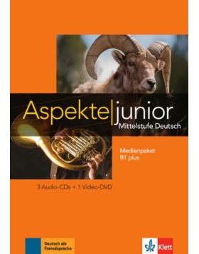 Aspekte junior B1plus, Medienpaket (3 Audio-CDs + 1 Video-DVD)