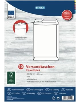 Versandtaschen DIN C4, 229 x 324 mm
