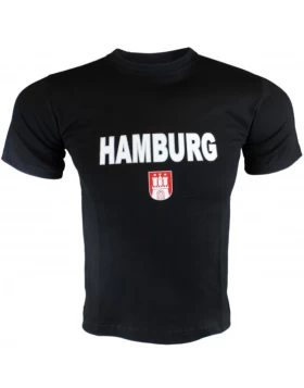 T-Shirt Herren Hamburg Wappen 