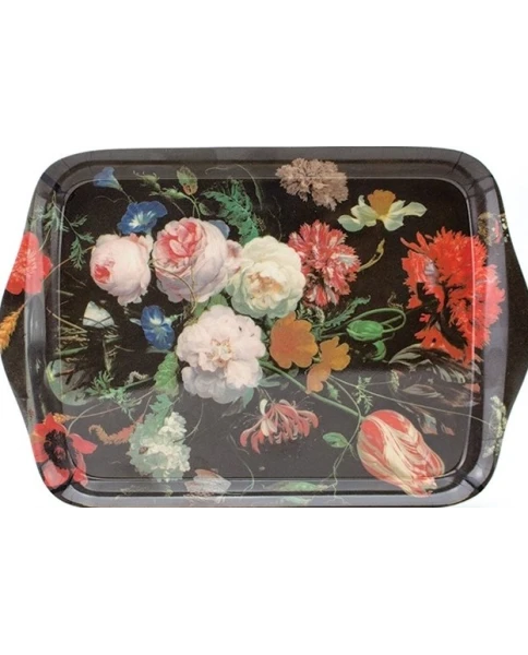Δισκάκι σερβιρίσματος, 21x14cm - Mini- Tablett Flowers De Heem