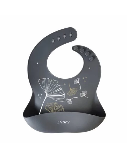 Σαλιάρα σιλικόνης για μωρά - Lätzchen Silikon Gingo Penombre