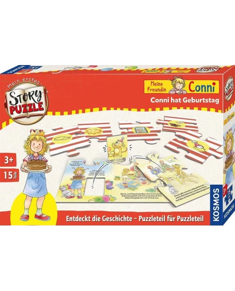 Meine Freundin Conni, Conni hat Geburtstag, Story-Puzzle, 15 Teile