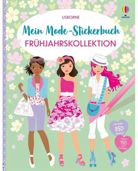 Mein Mode-Stickerbuch: Frühjahrskollektion