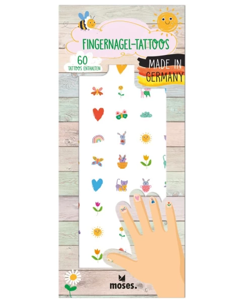 MOSES Fingernagel-Tattoos