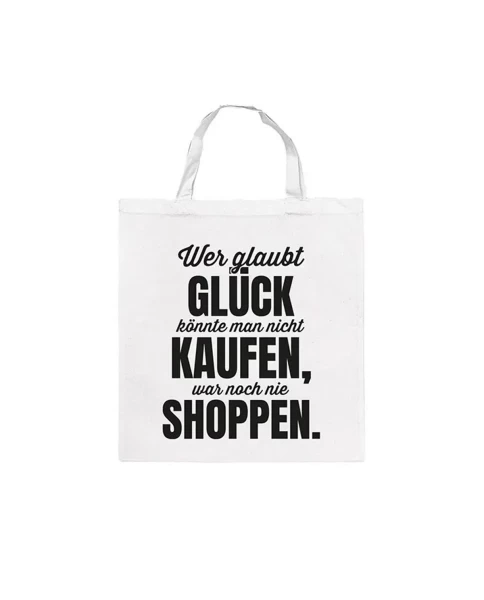 Τσάντα tote βαμβακερή Glück