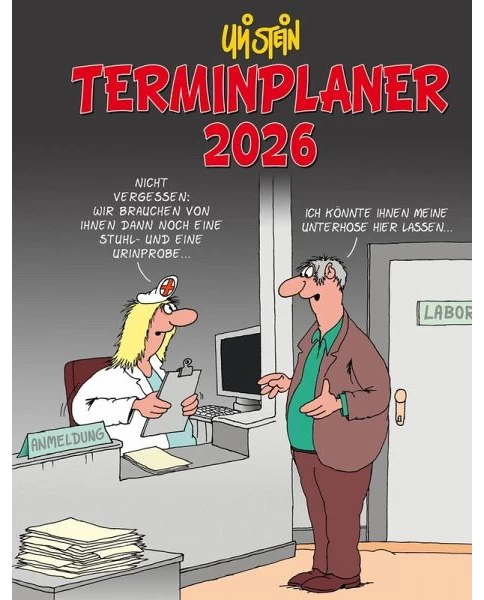 Uli Stein Terminplaner 2026: Taschenkalender