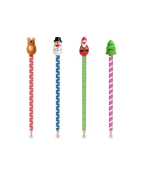 Trendhaus Weihnαchtlicher Bleistift mit Topper 