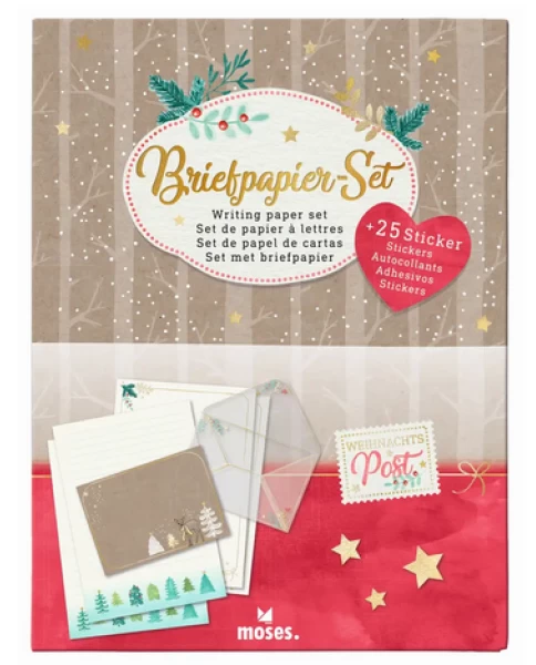 Σετ αλληλογραφίας Briefpapier-Set Winterwunder