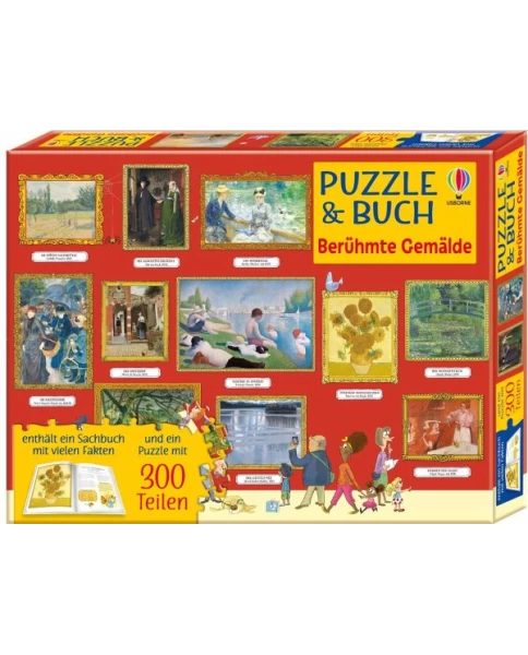 Puzzle & Buch: Berühmte Gemälde