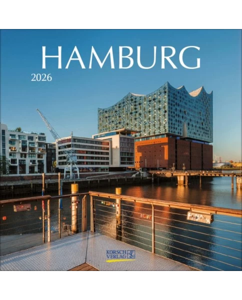 Ημερολόγιο Hamburg 2026  Broschürenkalender mit Ferienterminen