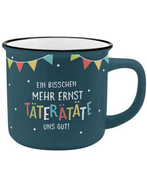 Κούπα από πορσελάνη -Tasse ein bisschen mehr ernst