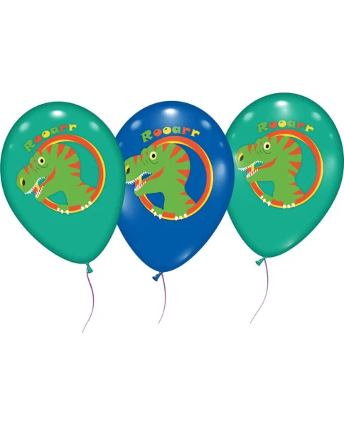 Luftballons Dinosaurier, 6 μπαλόνια