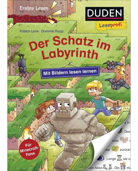 Duden Leseprofi - Mit Bildern lesen lernen: Der Schatz im Labyrinth