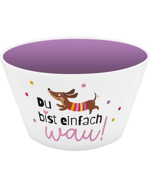Μπωλ Sheepworld Schale Dackel Du bist einfach wau! 