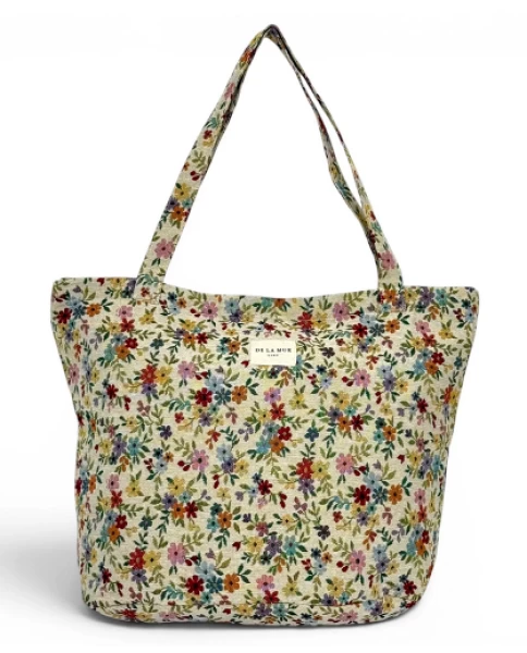 Υφασμάτινη τσάντα με φερμουάρ DE LA MUR  Large Zippered Bag BOSGCBLUM
