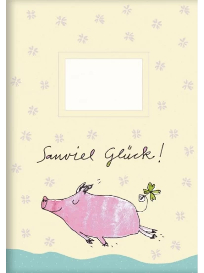 Kladden A6 Sauviel Glück!- Τετραδιάκι σημειώσεων