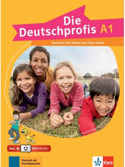 Die Deutschprofis A1, Kursbuch mit Audios und Clips online + Klett Book-App