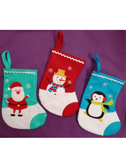 Filzsocke Nikolaus in 3 Farben