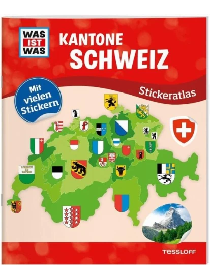 WAS IST WAS Stickeratlas Kantone Schweiz