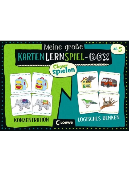Meine große KartenLernSpiel-Box - Konzentration / Logisches Denken