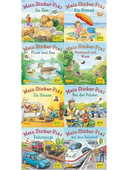 Pixis neue Sticker-Bücher 