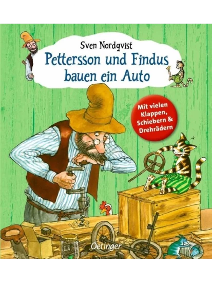 Pettersson und Findus bauen ein Auto