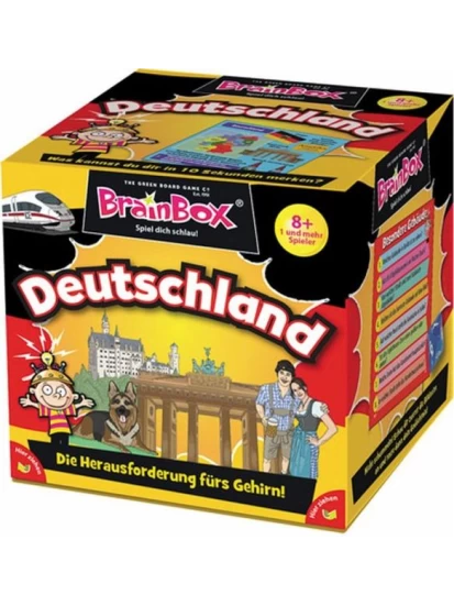 BrainBox Deutschland - Lernspiel, Denkspiel, Gedächtnisspiel, Konzentrationsspiel