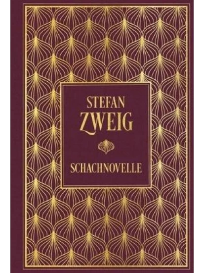 Schachnovelle- Leinen mit Goldprägung