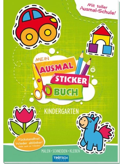 Mein Ausmal-Sticker-Buch 