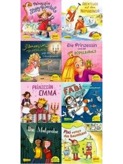 Pixi-Bundle 8er Serie 272: Starke Mädchen bei Pixi (8x1 Exemplar)