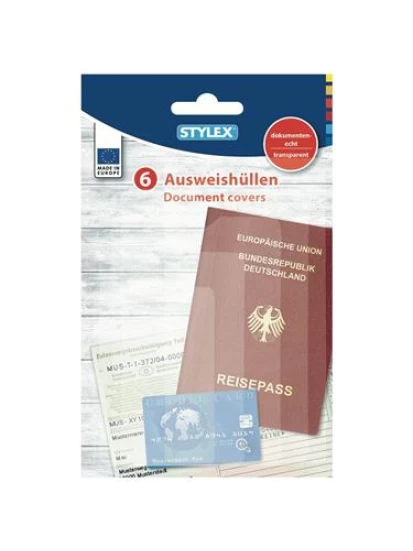 Διαφάνειες για φύλαξη εγγράφων - Ausweishüllen, 6-teilig, transparent