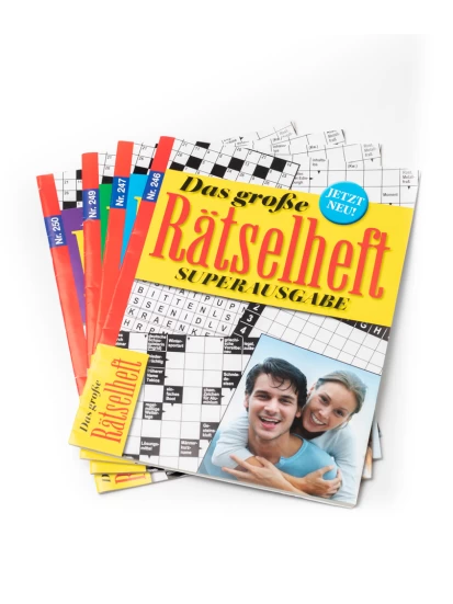 Rätselheft - Kreuzworträtsel 