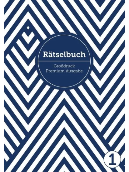 Deluxe Rätselbuch/Rätselblock für Erwachsene und Senioren/Rentner mit Großdruck im DIN A4-Format