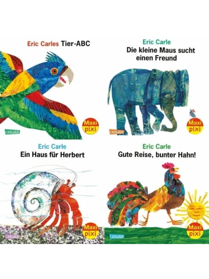 Maxi-Pixi-4er-Set 74: Eric Carle 90. Geburtstag 
