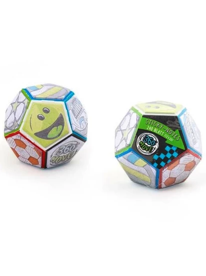  Κύβος - μπάλα με αυτοκόλλητα χαρτάκια για σημειώσεις - Sticky Notes Würfelorganizer