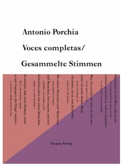 Voces Completas / Gesammelte Stimmen