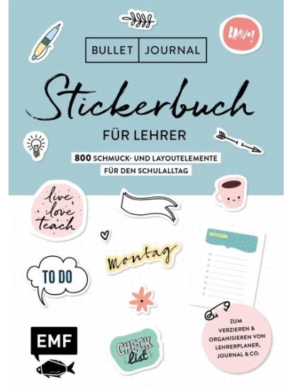 Bullet Journal - Stickerbuch für Lehrer