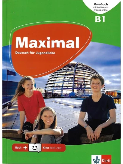 Maximal B1, Kursbuch mit Audios und Videos online + Klett Book-App (για 12μηνη χρήση)