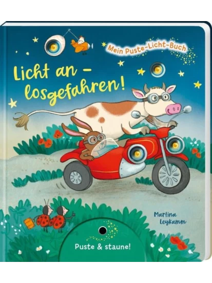 Mein Puste-Licht-Buch: Licht an - losgefahren!
